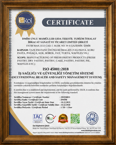 ISO 45001:2018 İş Sağlığı ve Güvenliği Yönetim Sistemi