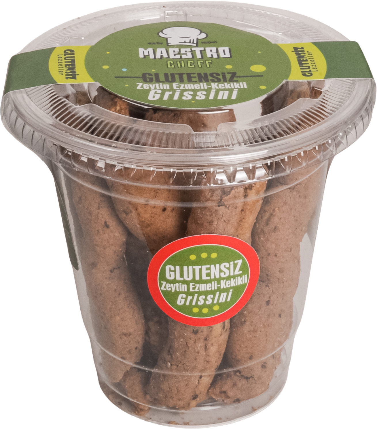 Maestro Chef Glutensiz Zeytin Ezmeli Kekikli Grissini ürün görseli