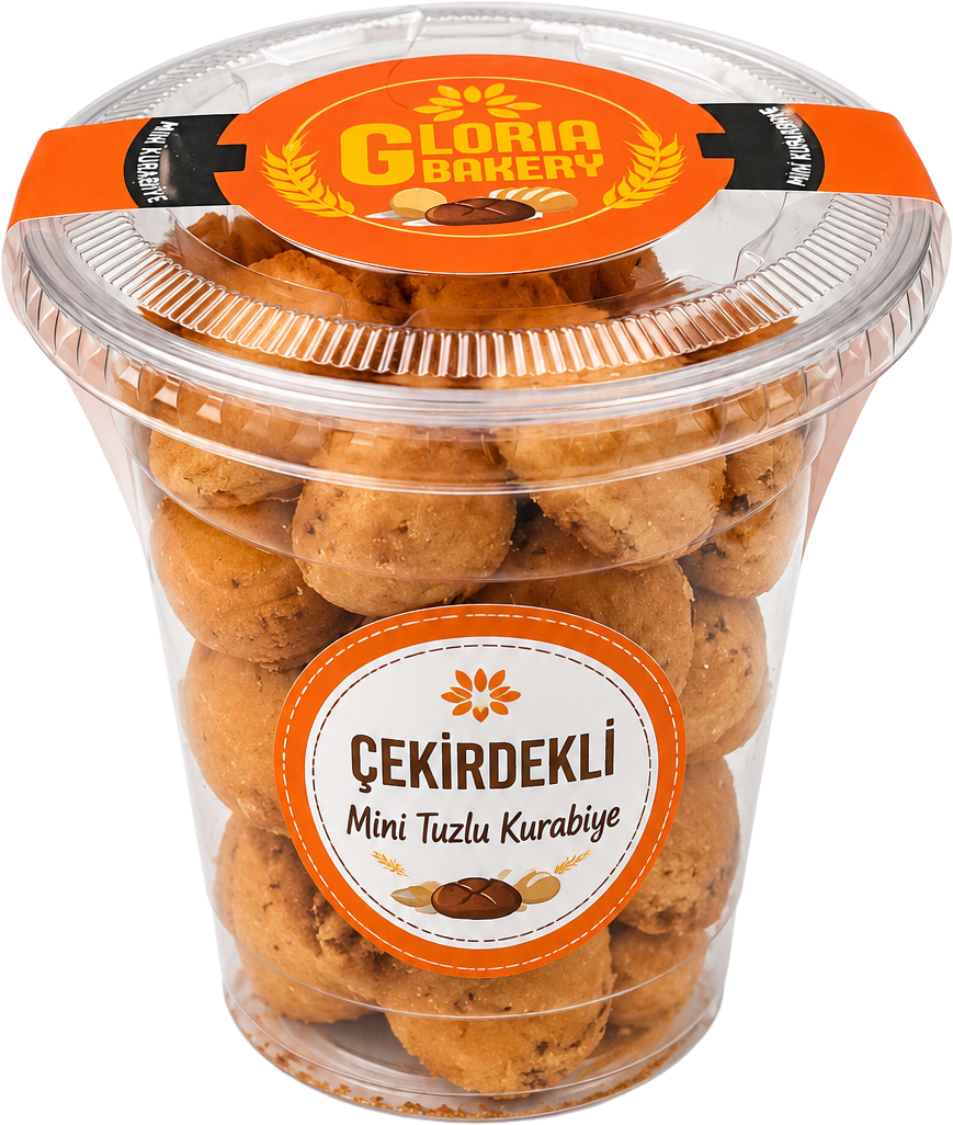 Gloria Bakery Çekirdekli Mini Tuzlu Kurabiye ürün görseli