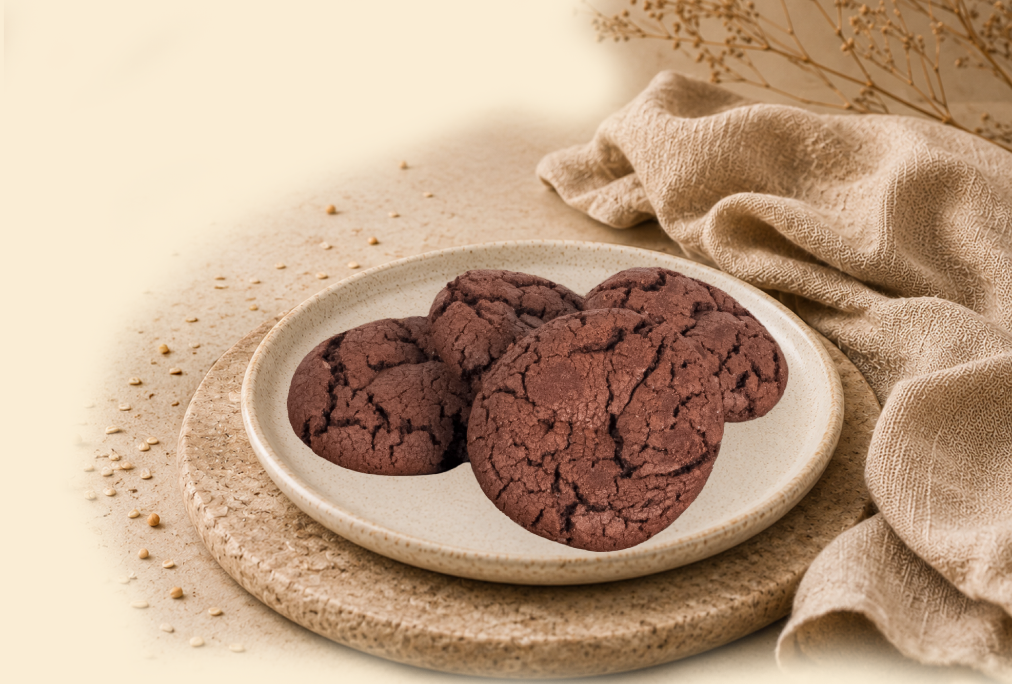 Kakaolu Çikolatalı Proteinli Cookie