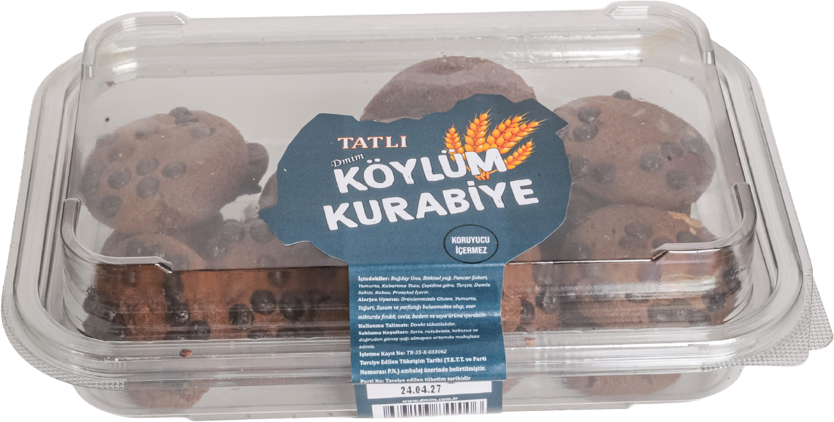 Köylüm Kurabiye Kakaolu Damla Çikolatalı Kurabiye ürün görseli