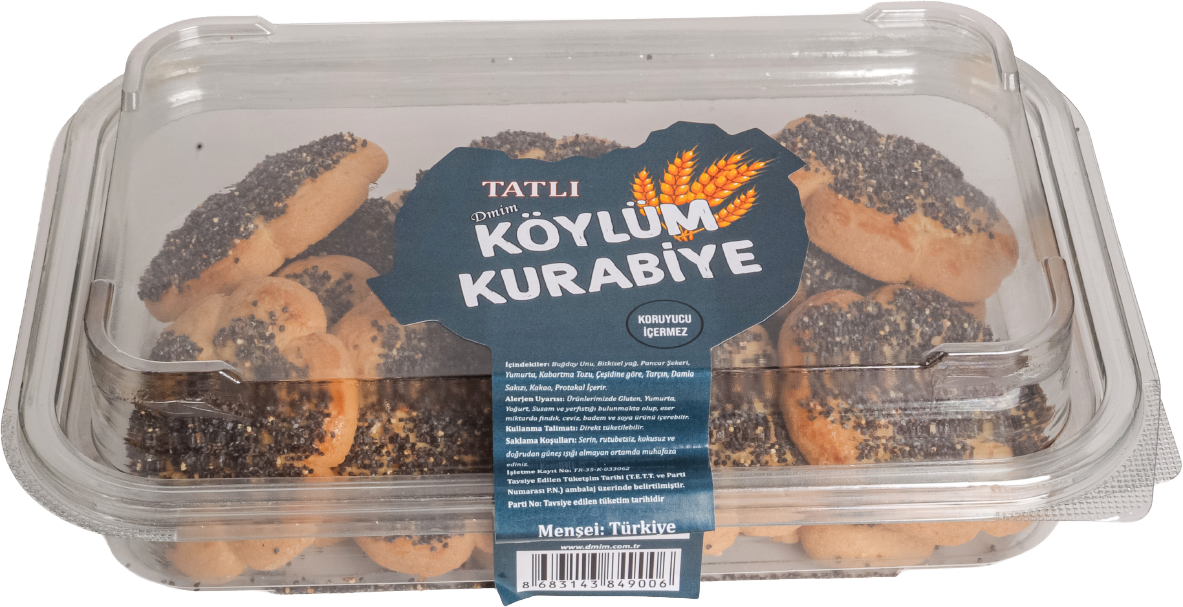 Köylüm Kurabiye Haşhaşlı Kurabiye ürün görseli