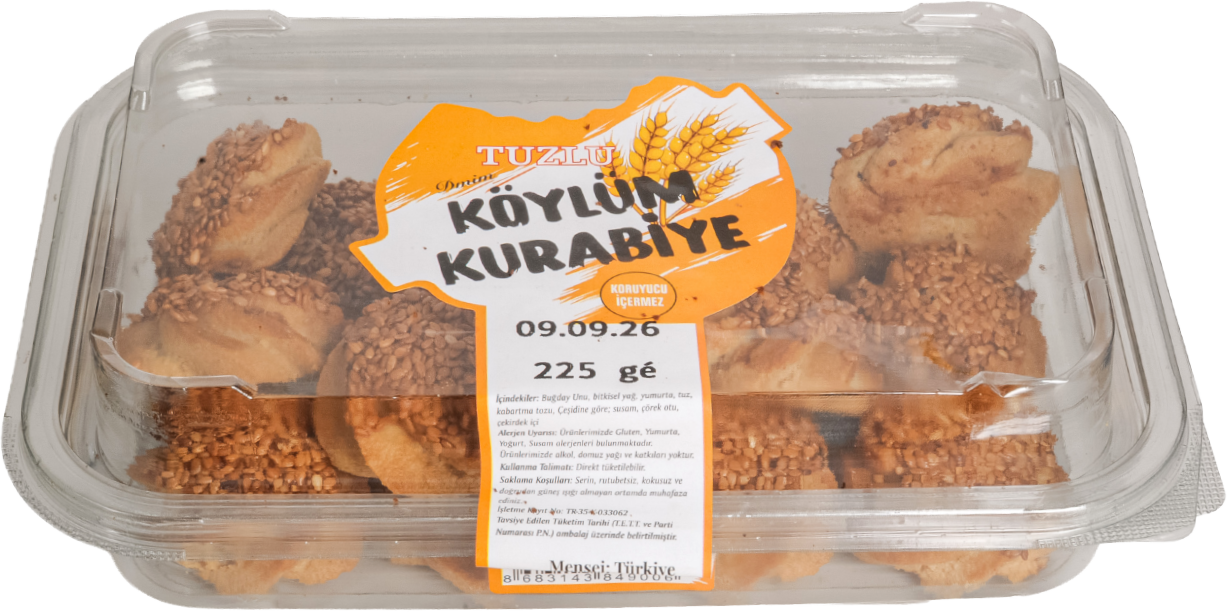 Köylüm Kurabiye Susamlı Tuzlu Kurabiye ürün görseli