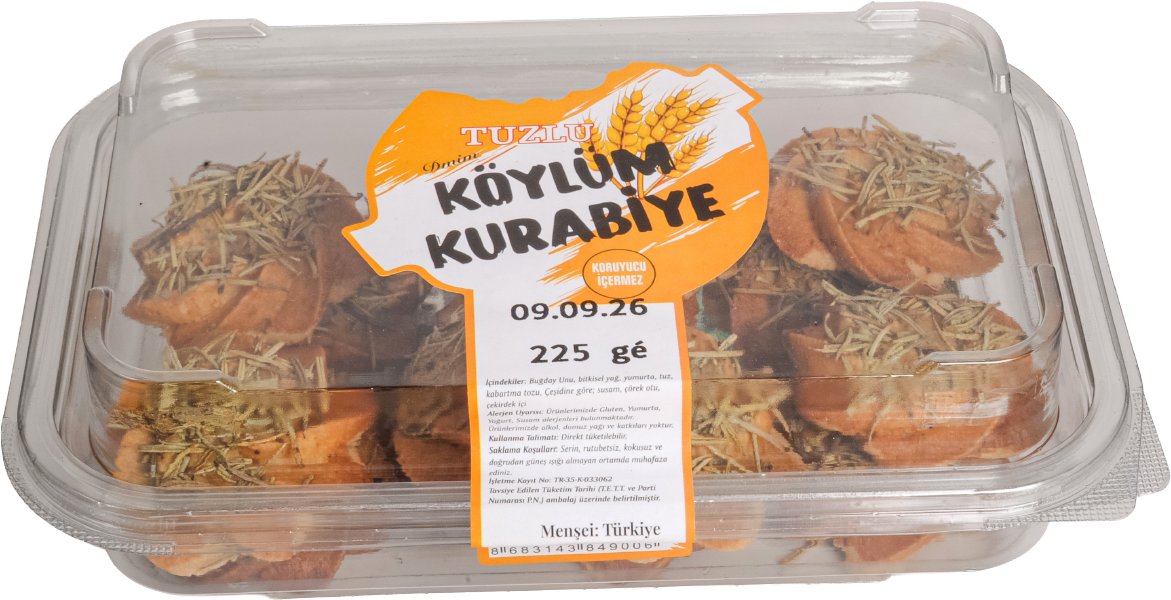 Köylüm Kurabiye Yuvarlak Biberiyeli Kurabiye ürün görseli