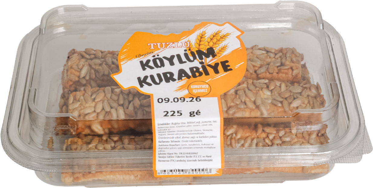 Köylüm Kurabiye Çekirdekli Uzun Kurabiye ürün görseli