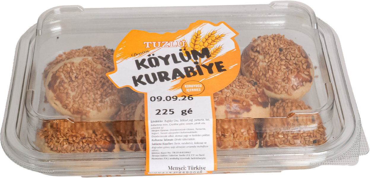 Köylüm Kurabiye Susamlı Çörekotlu Yuvarlak Kurabiye ürün görseli