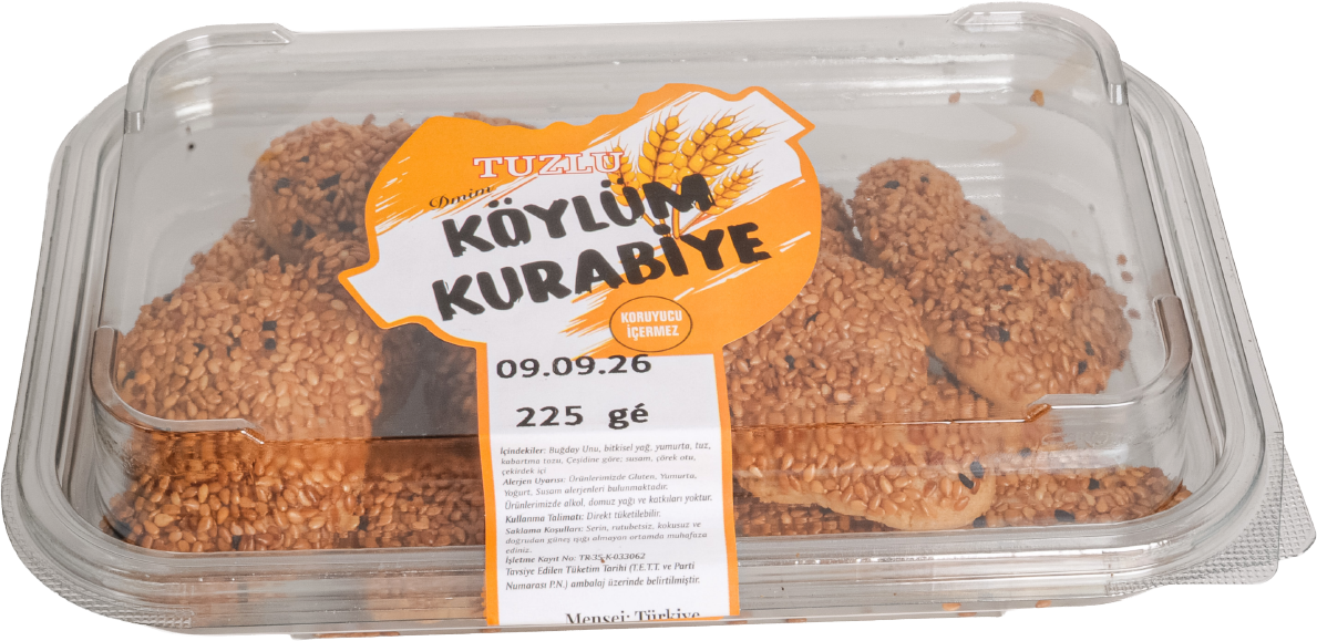 Köylüm Kurabiye İkili Örgülü Çörekotlu Kurabiye ürün görseli