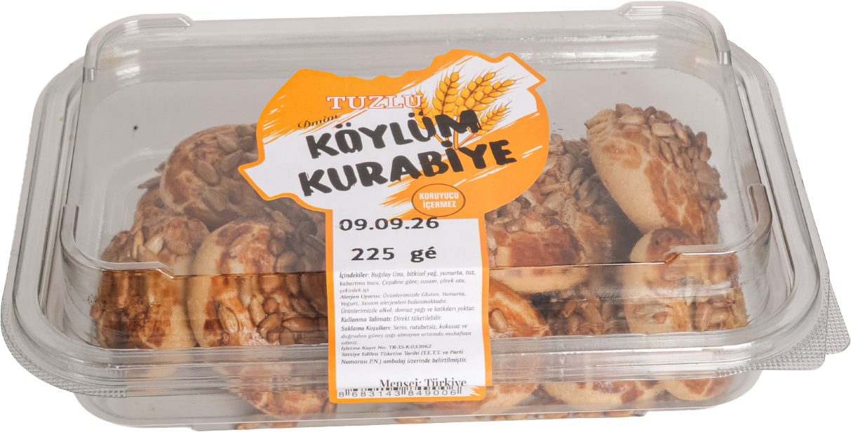 Köylüm Kurabiye Yuvarlak Çekirdekli Kurabiye ürün görseli