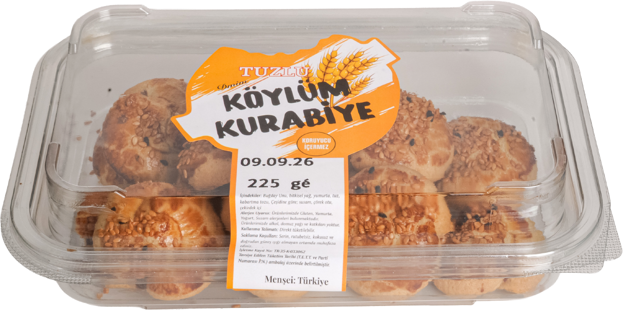 Köylüm Kurabiye Susamlı Çörek Otlu Aşk Kurabiye ürün görseli