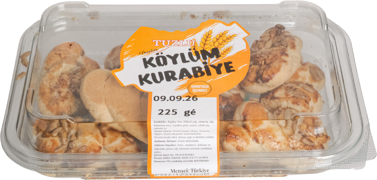 Çekirdekli İkili Örgülü Kurabiye