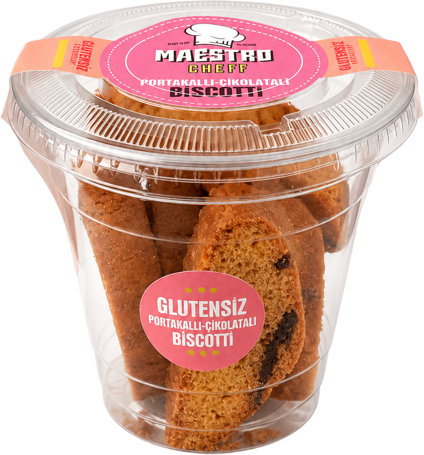 Maestro Chef Portakallı Çikolatalı Glutensiz Biscotti ürün görseli